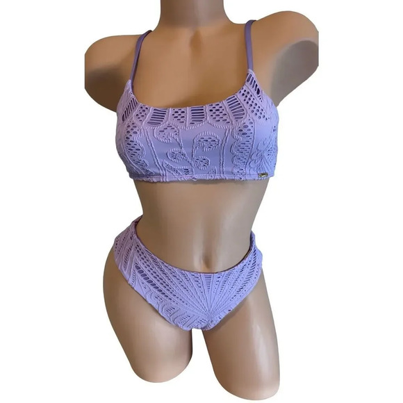 Lace Brazilian Bikini Set - Picture 1 of 5